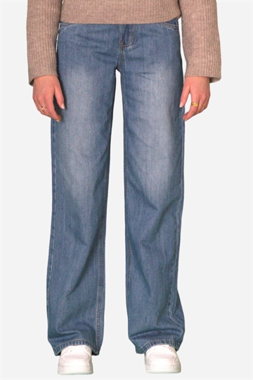D-xel Power Low Jeans - Denimblå